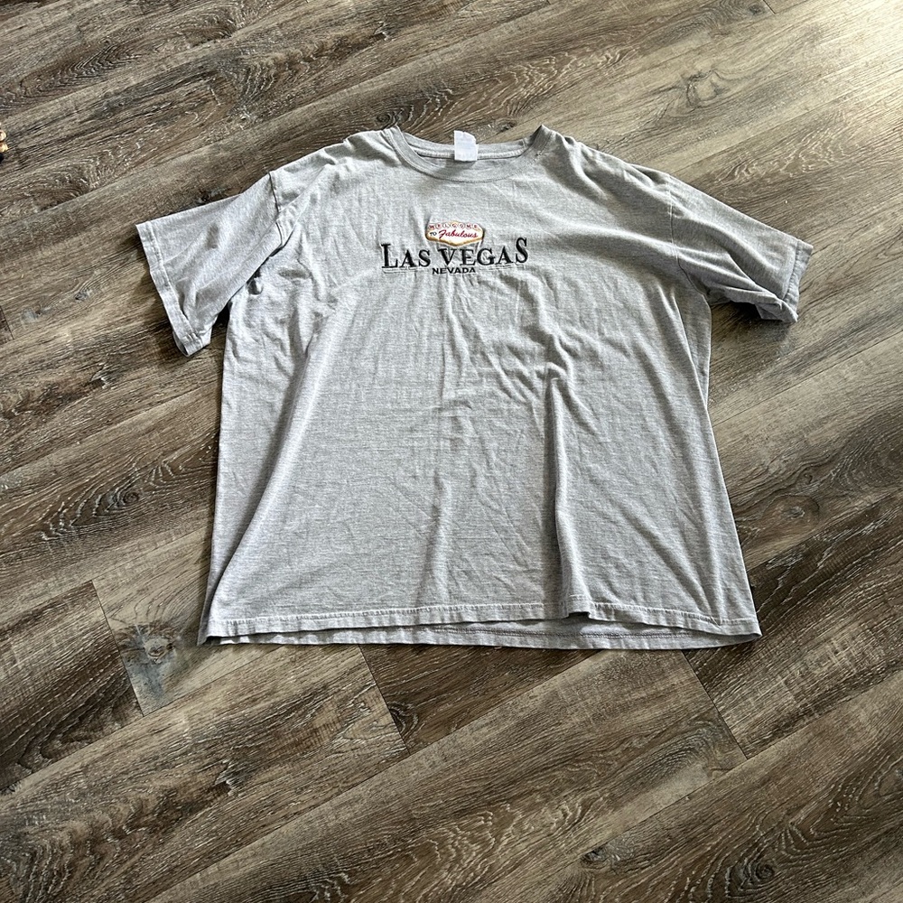 Gray Las Vegas Graphic T-Shirt